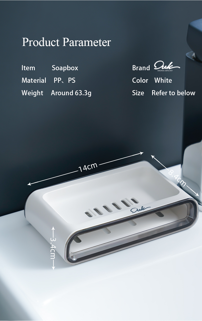 Minimalist Design Plastic Hollowed Out Soapbox